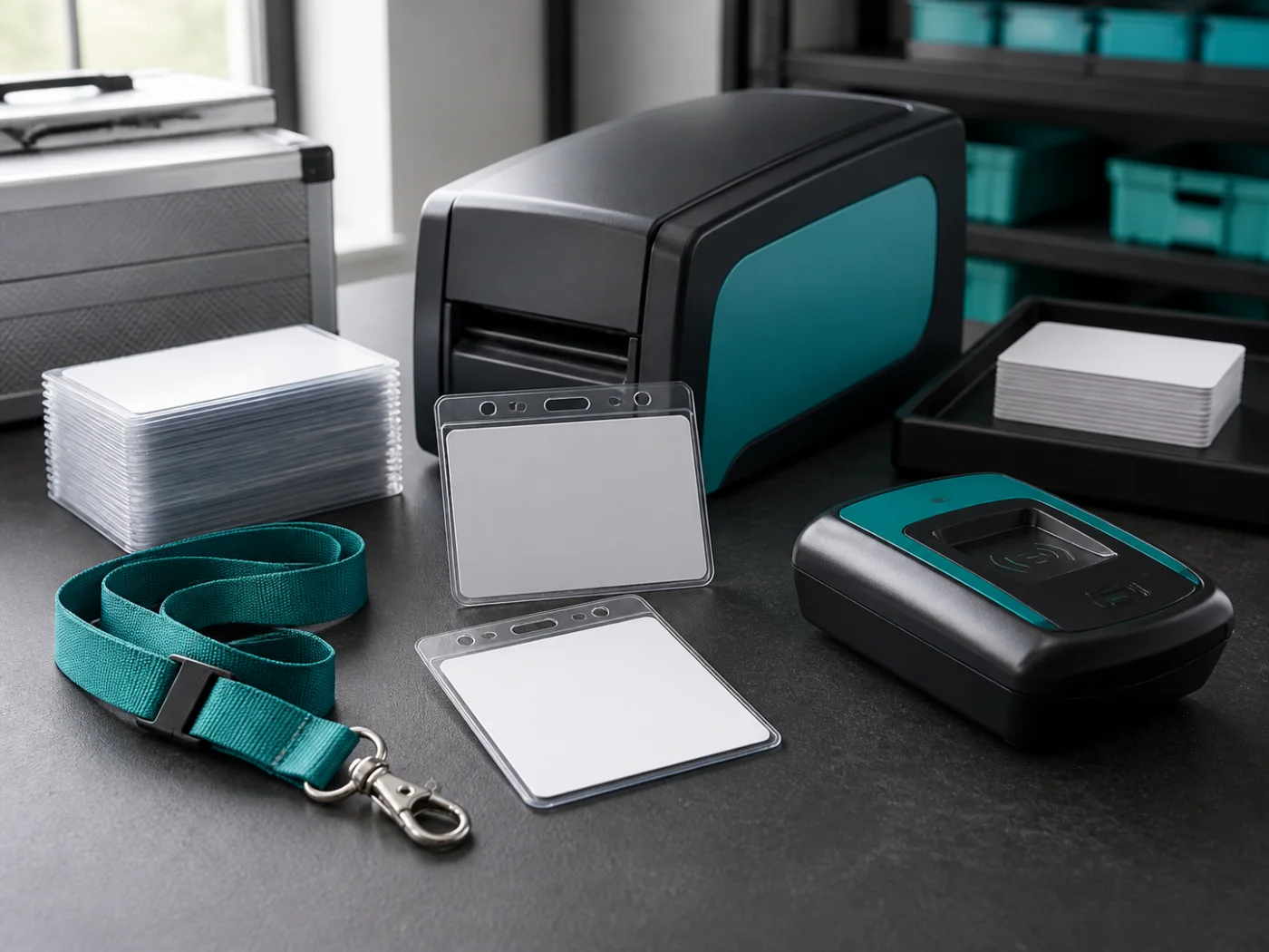 Bedruckte RFID-Ausweise in einer professionellen, markenfreien Anwendung