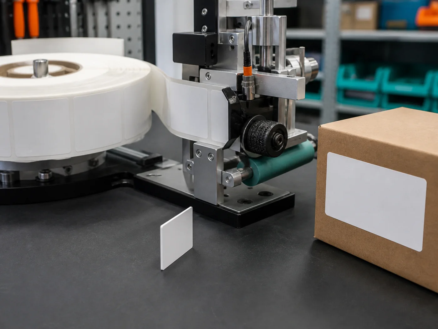 RFID-Aufkleber und Etiketten in einer professionellen, markenfreien Anwendung